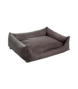 Ortho sofa leder/teddy taupe 90/70