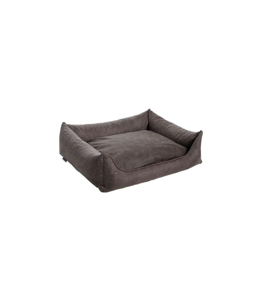 Ortho sofa leder/teddy taupe 90/70