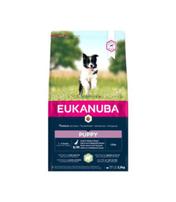 Eukanuba puppy s/m lam/rijst 2.5kg