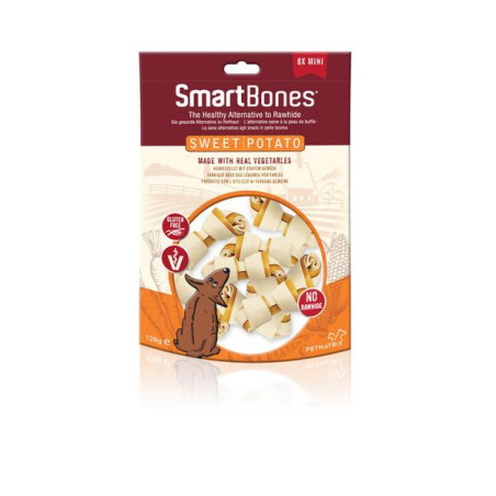 Smartbones mini sweet potato 8 st