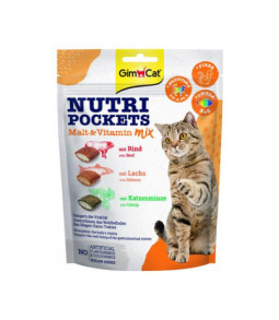 Gimcat nutri pockets malt/vitamn