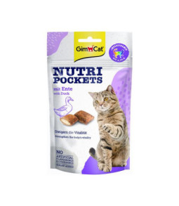 Gimcat nutri pockets eend 60gr