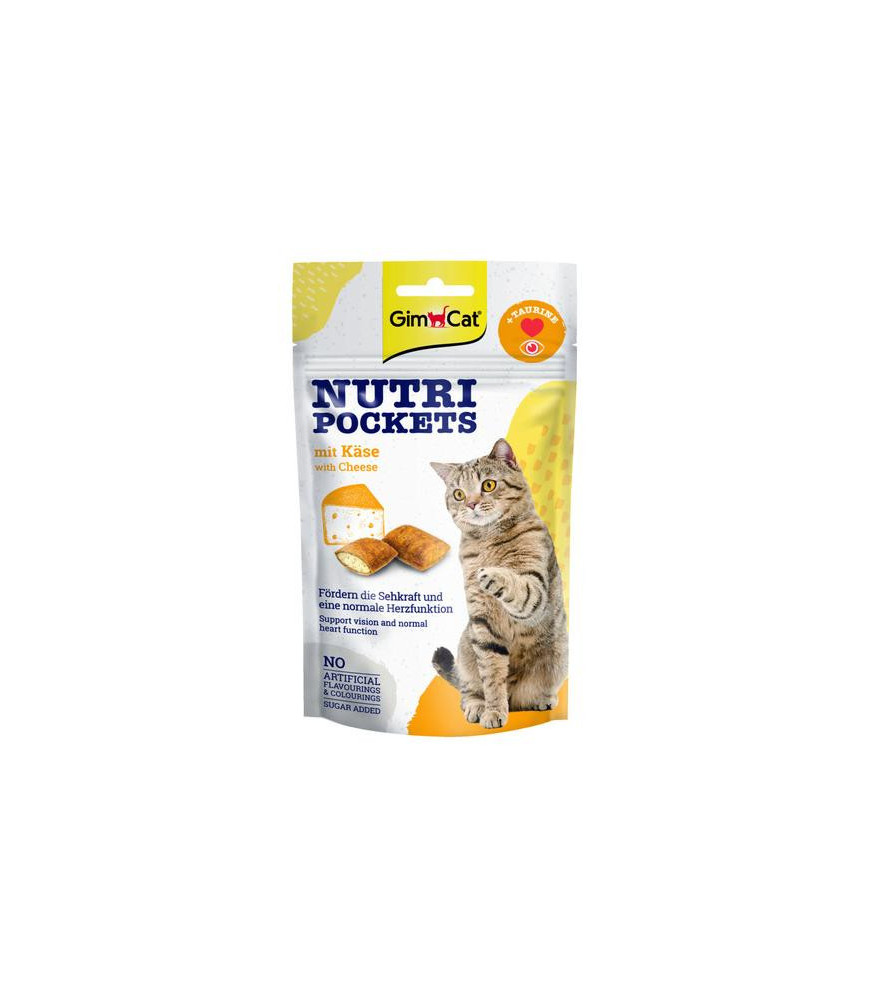 Gimcat nutri pockets kaas 60gr