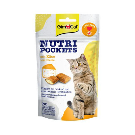 Gimcat nutri pockets kaas 60gr