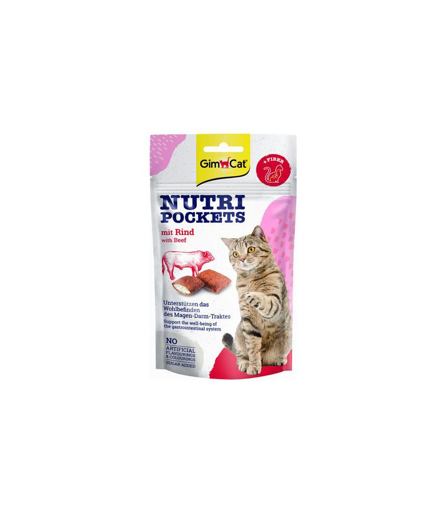 Gimcat nutri pockets rund 60gr