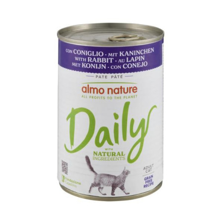 Almo kat blik daily konijn 400gr