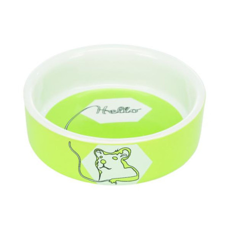 Hamster voer/waterbak hello 8 cm