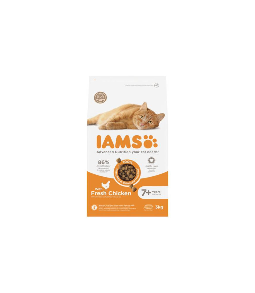 Iams kat senior kip 3kg