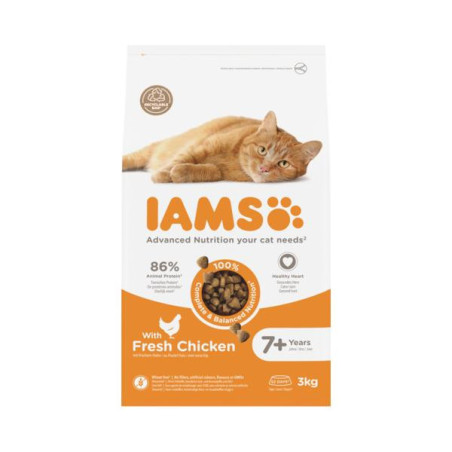 Iams kat senior kip 3kg