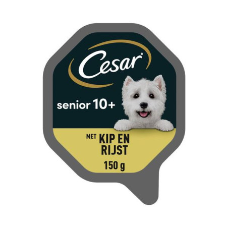 Cesar kuip senior kip/rijst 150gr