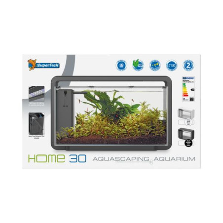 Home 30 aquarium 25 l wit 