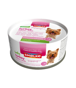 Smolke hond soft pate kalkn 125gr