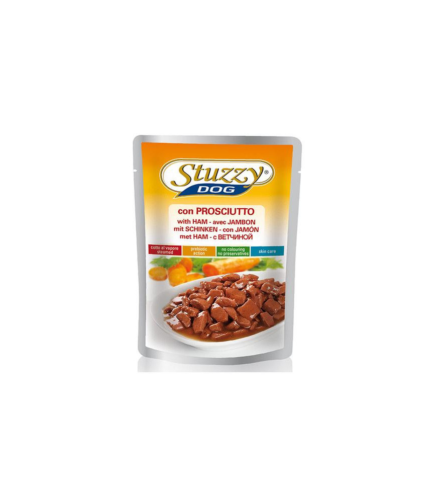 Stuzzy hond pouch ham 100gr