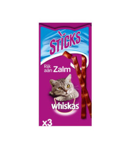 Whiskas sticks zalm 3 pack