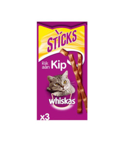 Whiskas sticks kip 3 pack