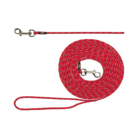 Sleeplijn puppy xxs/xs rood 4mm 4mt