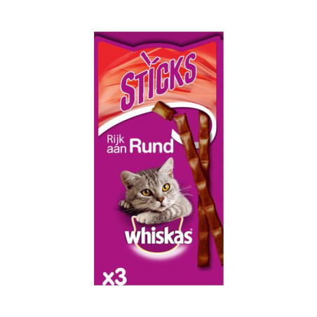 Whiskas sticks rund 3 pack