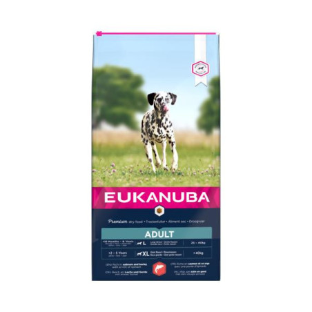 Eukanuba adult l/xl zalm/gerst 12kg