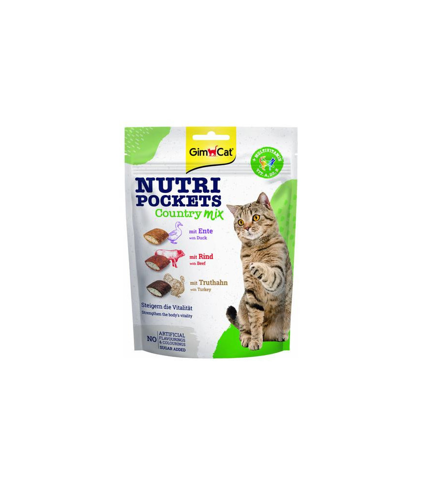 Gimcat nutri pockets country mix