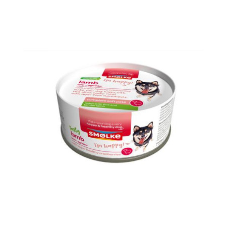 Smolke hond soft pate lam 125gr