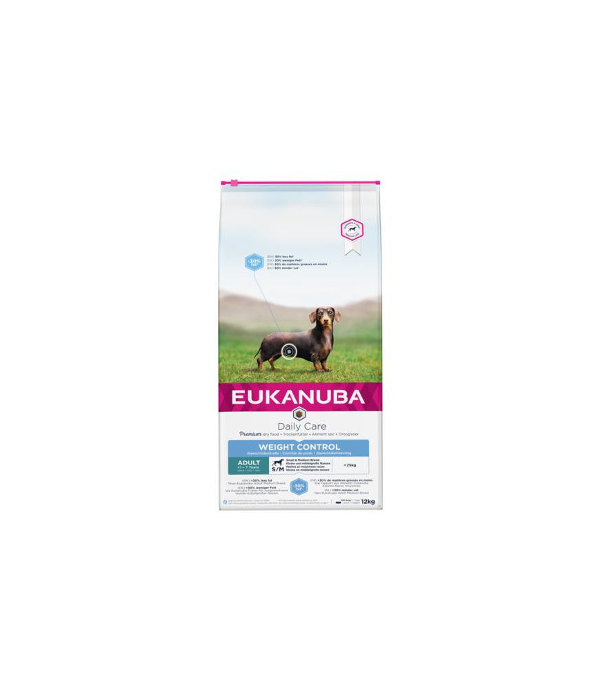 Eukanuba daily care weight s/m 12kg