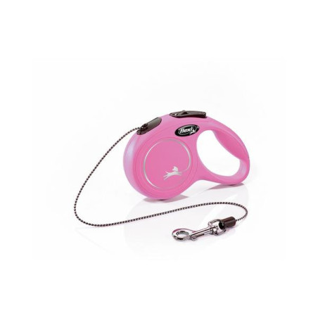 Flexi classic cord xs roze 3 meter