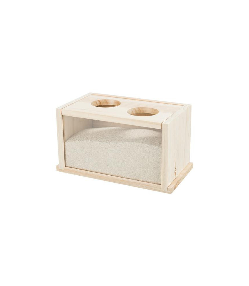 Zandbad muizen/hamsters hout