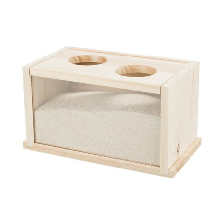 Zandbad muizen/hamsters hout