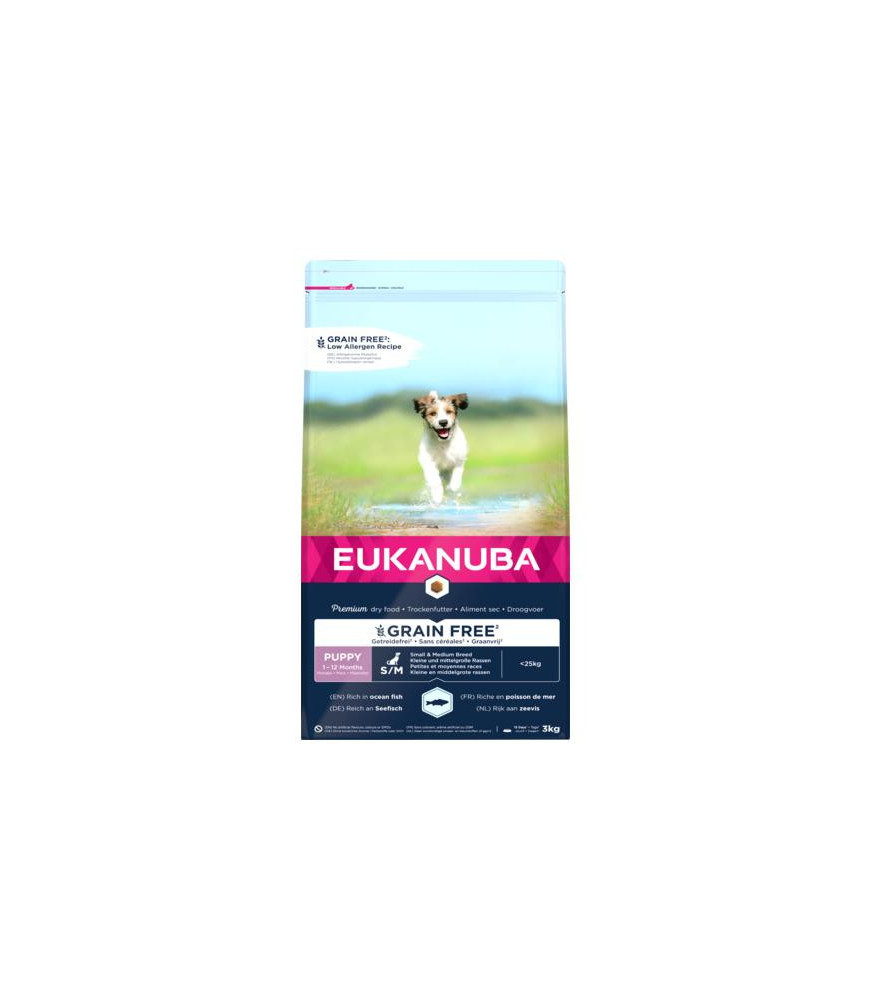 Eukanuba puppy s/m grainfree 3kg