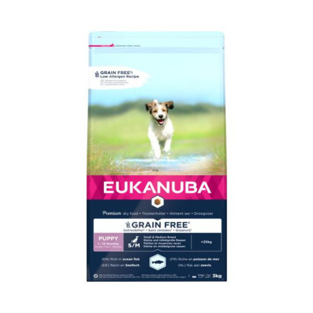 Eukanuba puppy s/m grainfree 3kg