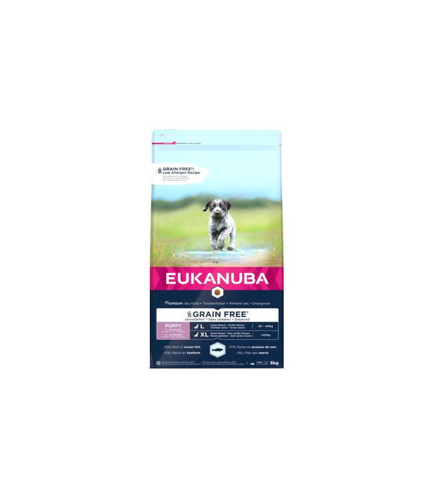 Eukanuba puppy l/xl grainfree 3kg