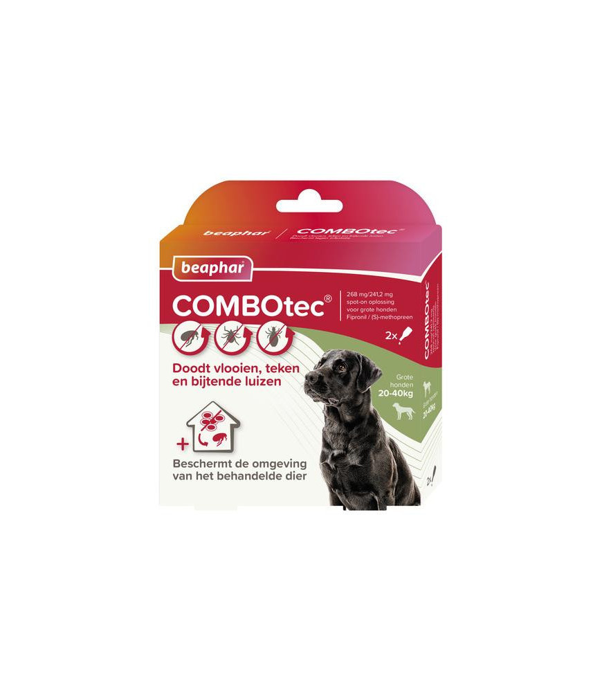 Beaphar combotec hond 20-40kg 2 pip