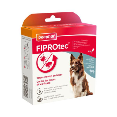 Beaphar fiprotec hond 10-20 kg