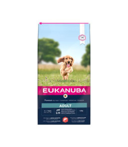 Eukanuba adult s/m zalm/gerst 12kg