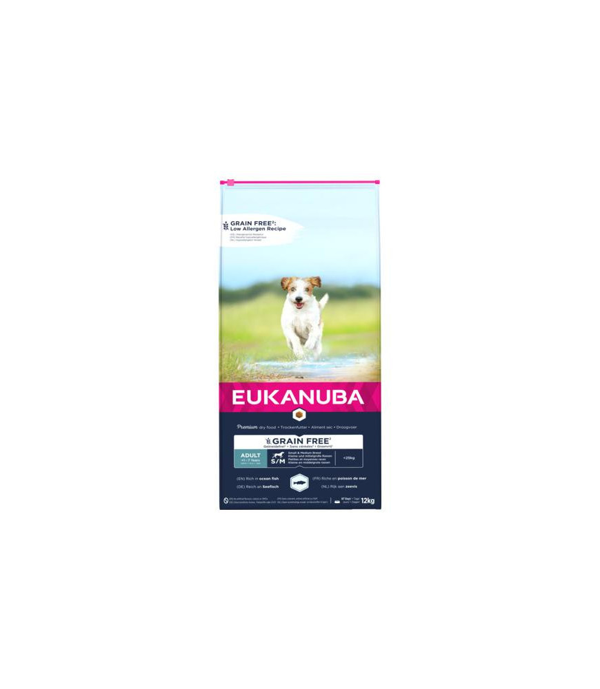 Eukanuba adult s/m grainfree 12kg