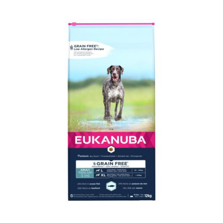 Eukanuba adult l/xl grainfree 12kg