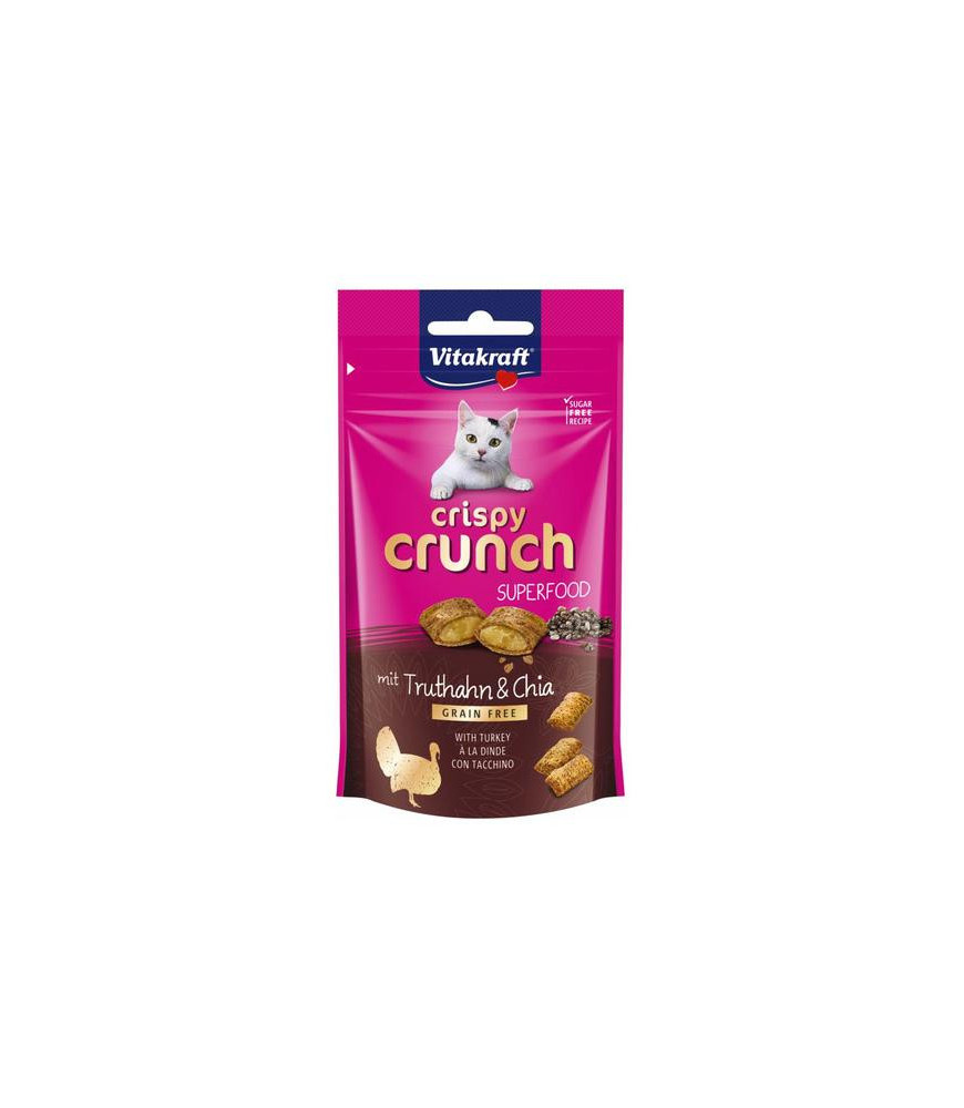 Vita crispy crunch kalkoen+chia 60