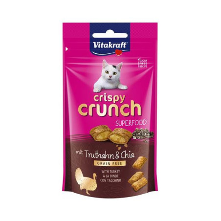 Vita crispy crunch kalkoen+chia 60