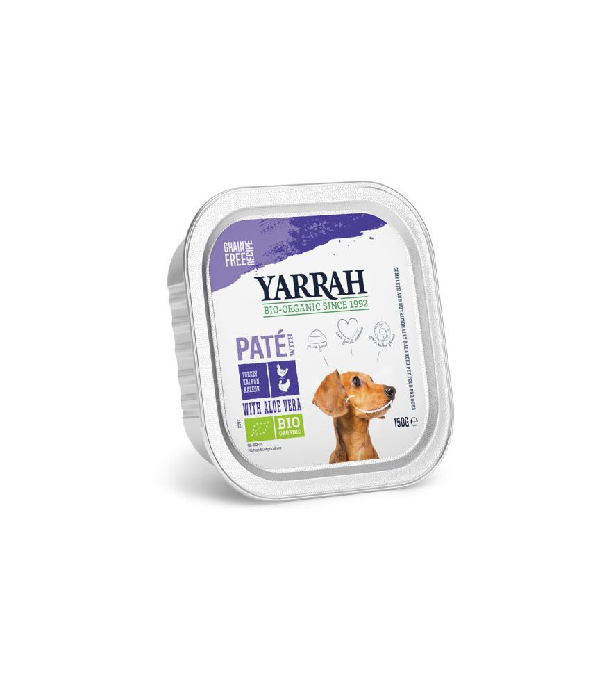 Yarrah bio hond nat kip/aloe 150