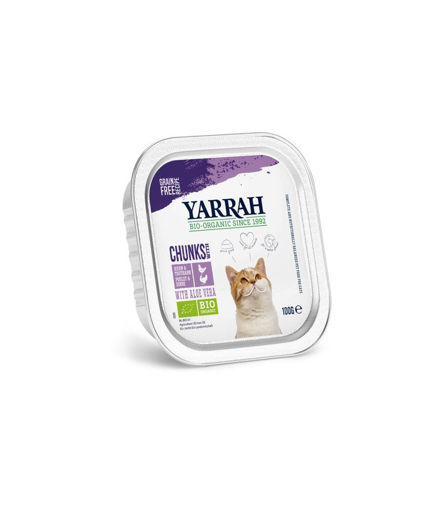 Yarrah kat chunks kip/kalkoen 100gr