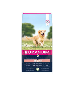 Eukanuba senior lam/rijst lg 12 kg