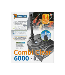 Combi clear 6000 filter 4in1 2900 l/h grijs 