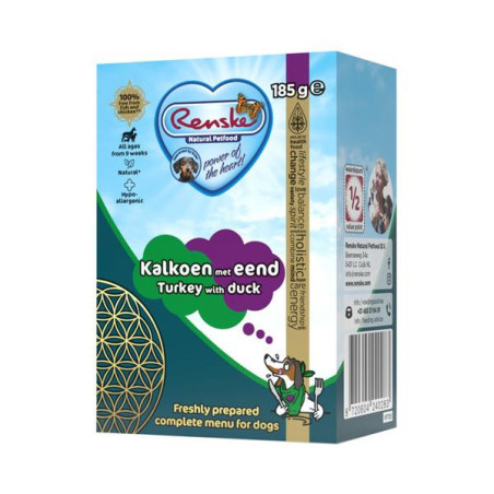 Renske tetra kalkoen/eend 185gr