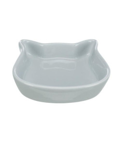 Voer/waterbak kattenhoofd 12cm