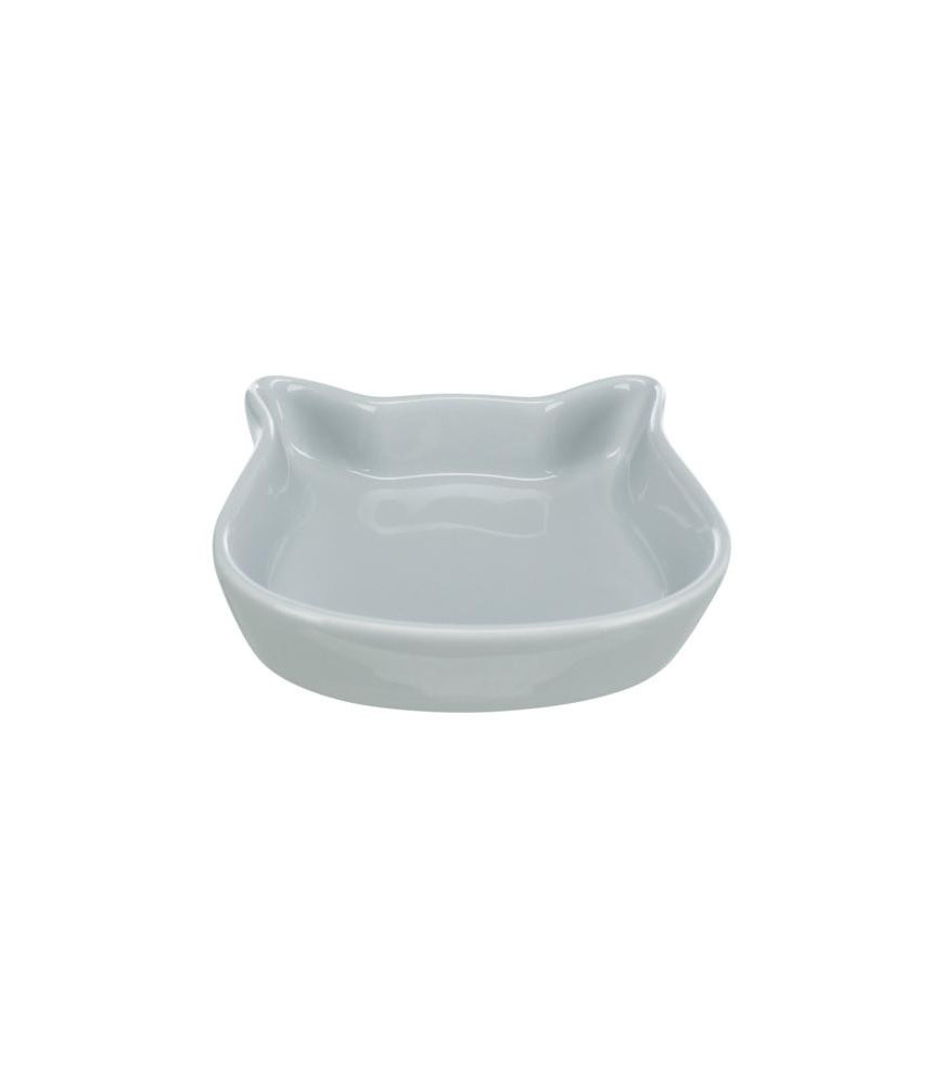 Voer/waterbak kattenhoofd 12cm