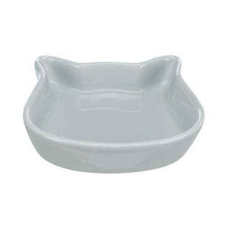 Voer/waterbak kattenhoofd 12cm