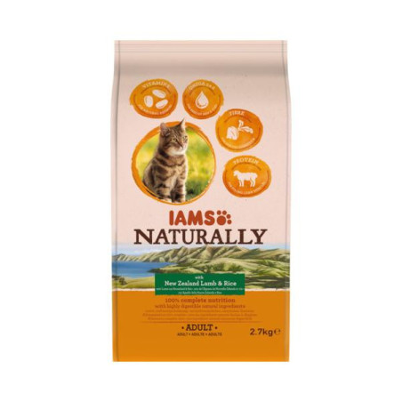 Iams naturally lam 2.7kg