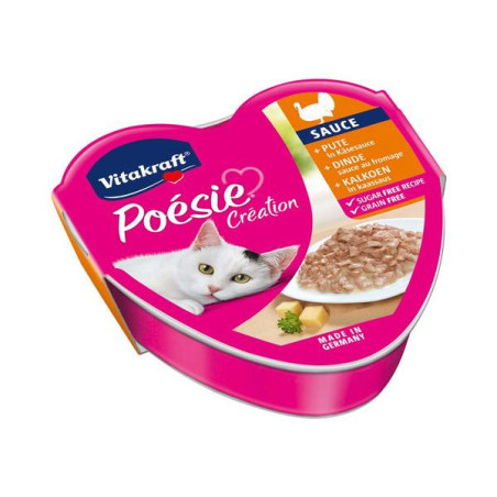 Poesie creation kalkoen/kaas 85gr