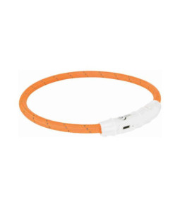 Flash lichtring usb m/l oranje 45cm