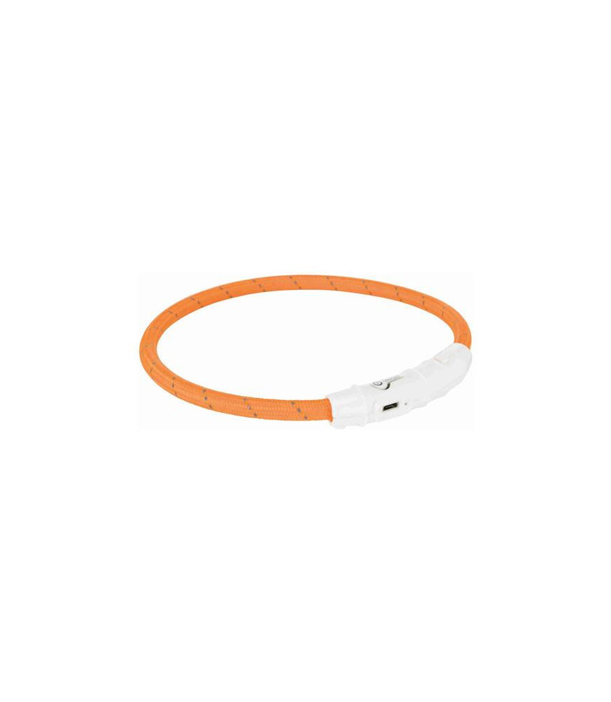 Flash lichtring usb m/l oranje 45cm